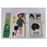 American Fabrics No. 71 Spring-Summer 1966 & No. 74 Winter-Spring 1967 - Magazine Pair with Swatches