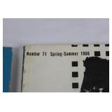 American Fabrics No. 71 Spring-Summer 1966 & No. 74 Winter-Spring 1967 - Magazine Pair with Swatches