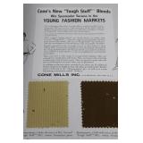 American Fabrics No. 71 Spring-Summer 1966 & No. 74 Winter-Spring 1967 - Magazine Pair with Swatches