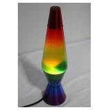 Motion and Glitter Rainbow Lava Lamp 2179 - 120V 60Hz 25W UL Listed