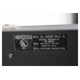 Bretford Still Picture Projector Model 6009/6218 - 120V AC, 0.35A, Made in USA