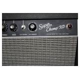 Fender Super Champ XD 15W Vintage Modified Tube Amplifier Power is up but no audio.