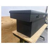 Northern Tool + Equipment Low-Profile Crossover Truck Toolbox with Removable Tray, 69in. x 20in. x 13in., Aluminum, Textured Matte Black, Pull Handle Latches