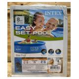 INTEX Easy Set 8 ft x 24in Above Ground Pool, Round Inflatable Swimming Pool, Pump Not Included #28106EH