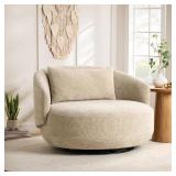 ^Cole & Rye Oversized Swivel Chair Msrp $499.99