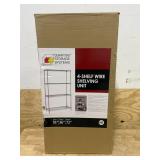 *Quantum Storage Systems 4-Shelf Wire Shelving Unit