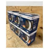 Commercial Electric Lot of 6- 4 in. Adjustable CCT Integrated LED Recessed Light Trim Can Light with 4 Trim Color Trim Options 1000 Lumens Dimmable