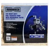 *Roughneck Heavy-Duty Fuel Transfer Pump, 20 GPM, 12 Volt DC, Auto Nozzle, Gasoline Compatible #57132 Msrp $429.99