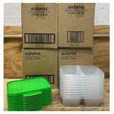 *Sistema 870ml Meal Prep Nest It 10 pack lot of 4