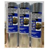 *Everbilt Double Reflective Insulation with Staple Tab lot of 3