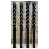 AEG Rotary Hammer Drill Bit Dia. 1  L 13  lot of 4