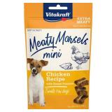 *Vitakraft Meaty Morsels Mini Chicken Recipe with Sweet Potato Dog Treat 1.69 oz (expired, lot of 48)