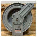 Klutch Auto-Rewind Air Hose Reel with 3/8in. x 50ft. Rubber Hose, 300 PSI #73430 Msrp $139.99