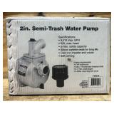 Semi-Trash Water Pump ONLY, For Threaded Shafts, 2in. Ports, 7,860 GPH #109274
