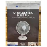 *Denali Aire 12  Oscillating Table Fan