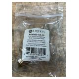 Liberty 1-3/4  Elongated Hex Knob Champange Bronze lot of 10