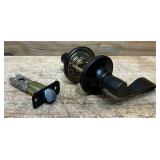 Defiant Simple Series Wave Aged Bronze Hall and Closet Door Lever EVLC2X703B