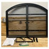 * Pleasant Hearth Fireplace Screen with Doors, Model# FA338S #87375 Msrp $109.99