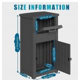 LHBGO Package Delivery Box for Outdoor Storage with Lock, Waterproof for Porch, House, Curbside $181 Retail - Brand New *A