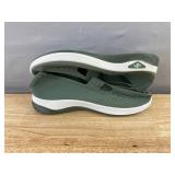 Green Knit Slip-On Shoes - Women