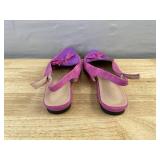 Tassel Slip-On Flats - Pink & Purple - Women