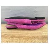 Tassel Slip-On Flats - Pink & Purple - Women