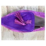 Tassel Slip-On Flats - Pink & Purple - Women