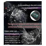 Heated Gloves with 3 Heat Settings, 7.4V Rechargeable Battery - OSFM - Brand New