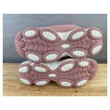 WANWO Women's Pink Faux Fur Shoe Boots, Size 8.5 - Brand New
