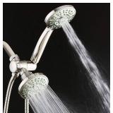 AquaDance Antimicrobial Anti-Clog High-Pressure 30-Setting Shower Combo - Brand New