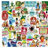 Buddy The Elf Vinyl Sticker Deluxe Variety Pack, 50 Total - Brand New