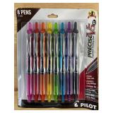 Pilot Precise V5 RT 8 Pens & Alohaster Highlighters 6-Pack - Brand New