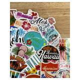 Hawaiian Themed 50 Pack of Stickers - Brand New