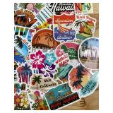 Hawaiian Themed 50 Pack of Stickers - Brand New