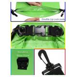 Freegrace Waterproof Dry Bag with Pouches - 20L - Brand New