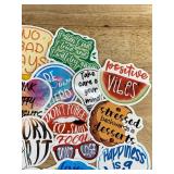 Assorted Inspirational Stickers, 36 Total - Brand New