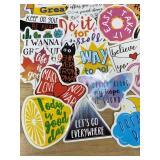 Assorted Inspirational Stickers, 36 Total - Brand New