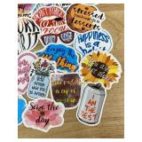 Assorted Inspirational Stickers, 36 Total - Brand New