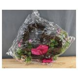 2 Heart Wreaths and 50 Pink Roses- Brand New