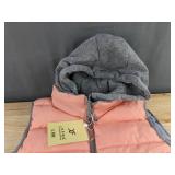 Hooded Sleeveless Vest - Pink - Women's Size XL - Brand New