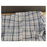 Blue Plaid Jacket & Skirt Set - Women's Size M - Brand New