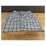 Blue Plaid Jacket & Skirt Set - Women's Size M - Brand New