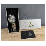TAXAU Men's Watch - Stainless Steel Two-Tone Band - Brand New