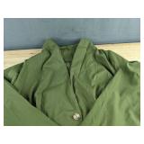 Dress & Jacket Set - Floor-Length Floral Dress & Olive Green Jacket - Women's Size 2X - Brand New