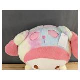 My Melody Rainbow Tie-Dye 15.7' Plush Toy with Blanket - Brand New *A