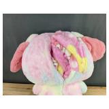My Melody Rainbow Tie-Dye 15.7' Plush Toy with Blanket - Brand New *A