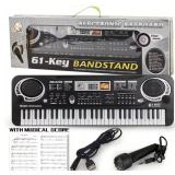 Bandstand MQ-6106 61-Key Electronic Keyboard - Brand New