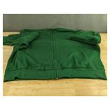 Sweat Suit - Green - Zip-Up Top & Elastic Waist Pants - Women's Size Large - Brand New