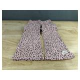 Nike Bell Bottom Pants - Pink Leopard Heart Print, Girls Size 6X - New