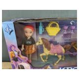 KPOP Demon Hunters Doll & Carriage Set - Brand New *A